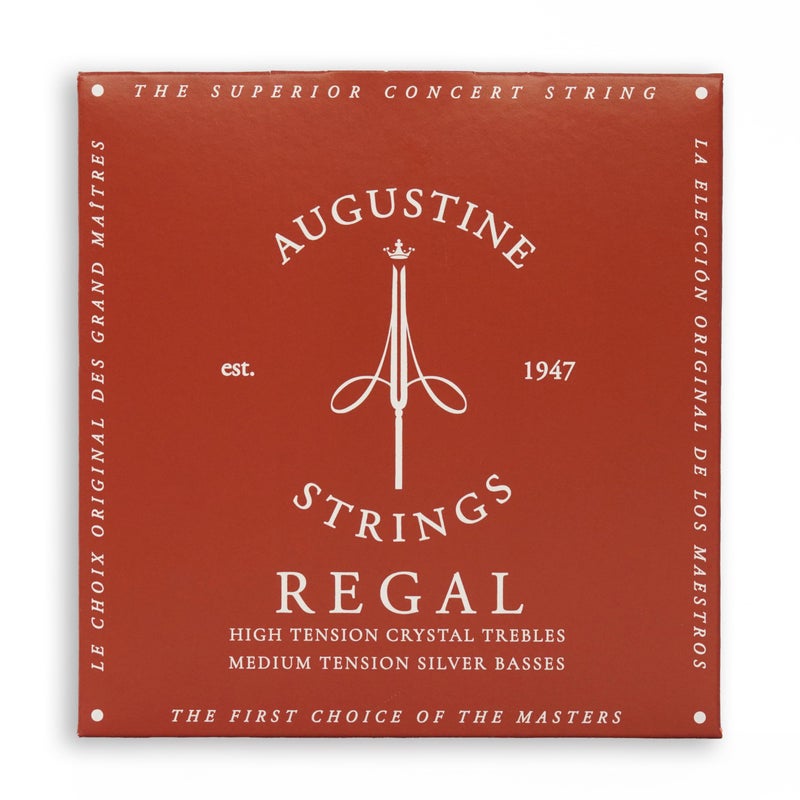 Augustine Strings Regal Medium Tension - Premium Crystal Nylon Classical Guitar Strings - Produced in New York by the Manufacturer of the Original Nylon String - 1 Set - Image 1